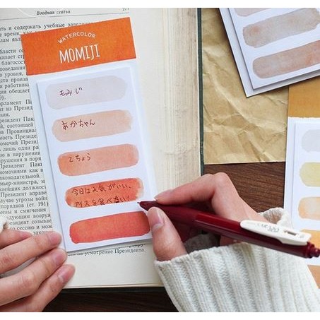 

HL246 Watercolor Sticky Notes (20sheets/100pcs) OBRAL