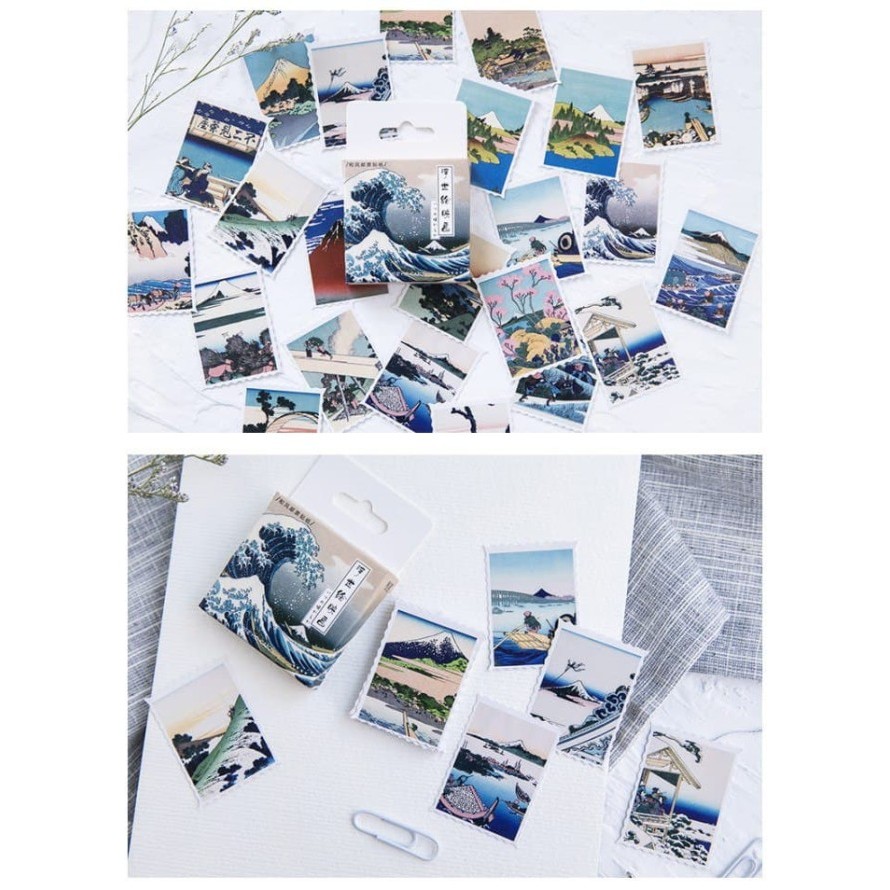 

EH768 Label Sticker - Japanese Painting (45pcs) BIG SALE