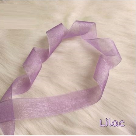 

RS960 Korean Chiffon Satin Ribbon - Pita Sifon Korea 25mm (1roll = 10m) CUCI GUDANG