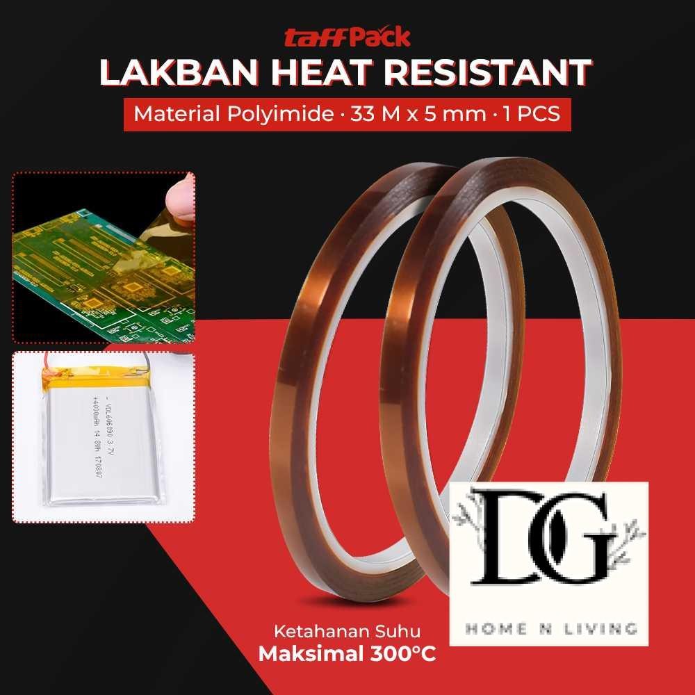 

DnGPACK Lakban Heat Resistant Polyimide High Temperature Adhesive