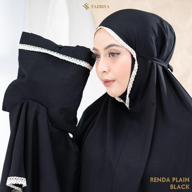MUKENA TAZBIYA DEWASA PREMIUM JUMBO RENDA PLAIN
