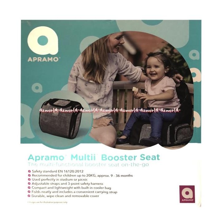 

Apramo Multi Booster Seat Tempat Duduk Bayi Anak Portable Jadi Tas