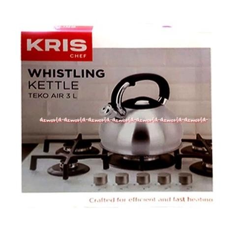 

Krischef Whistling Kettle 3 L Cerek Masak Air Berbunyi Stainlessteel