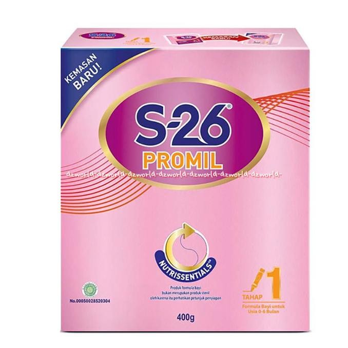 S-26 Promil Tahap 1 Susu Formula Untuk Bayi 0-6bulan S26 400gr