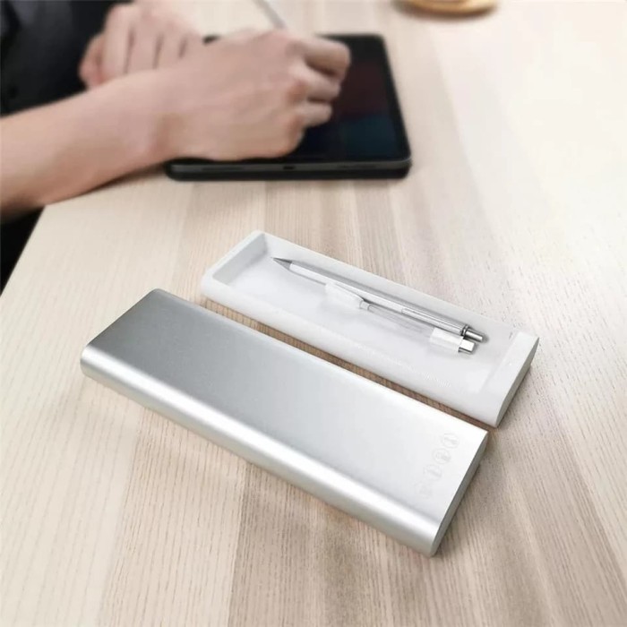 

NEW MIIIW Metal Stationery Box Aluminum Alloy