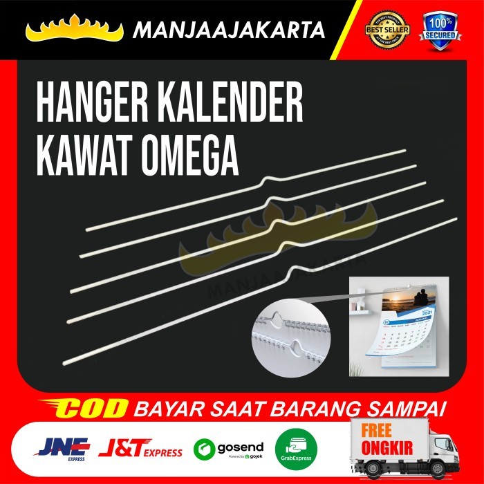 

HARGA DISC - BESI GANTUNGAN KALENDER 36CM PUTIH HANGER KALENDER KAWAT OMEGA MURAH