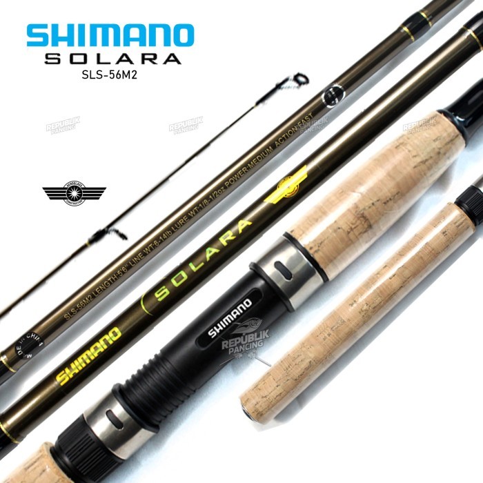 TERMURAH - Joran SHIMANO SOLARA 165 180 195 210 CM Aeroglass Spinning Galapung Galatama Mas Sungai