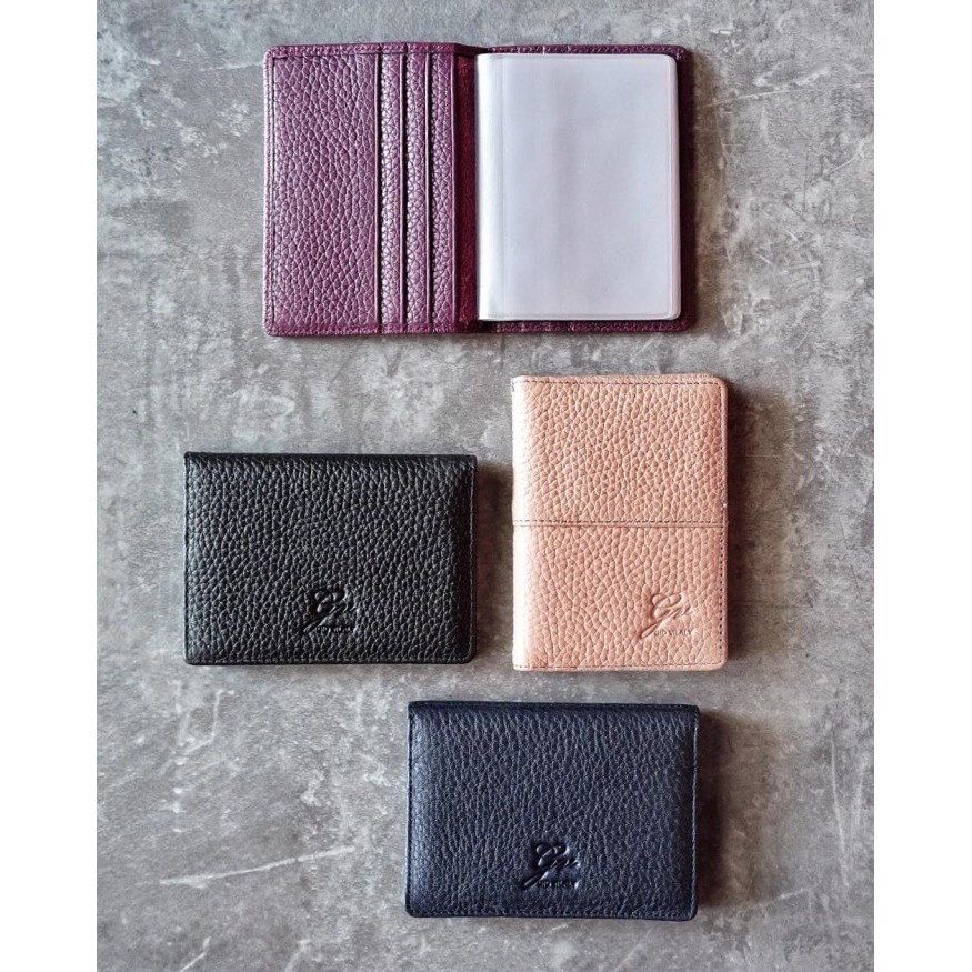 

BEBAS ONGKIR - Card Holder 100 % leather - Dompet Kartu Kualitas PREMIUM