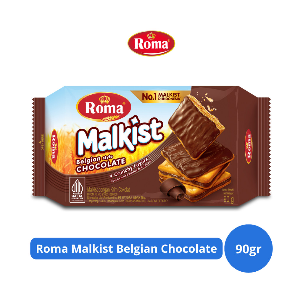 

Roma Malkist Belgian Chocolate 90gr