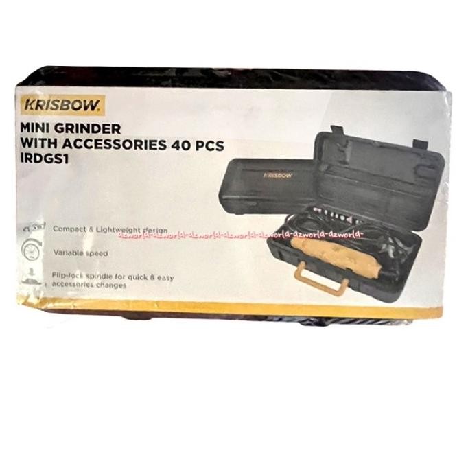 

Krisbow Mini Grinder With Accesories 40Pcs Electric Mini Grinder