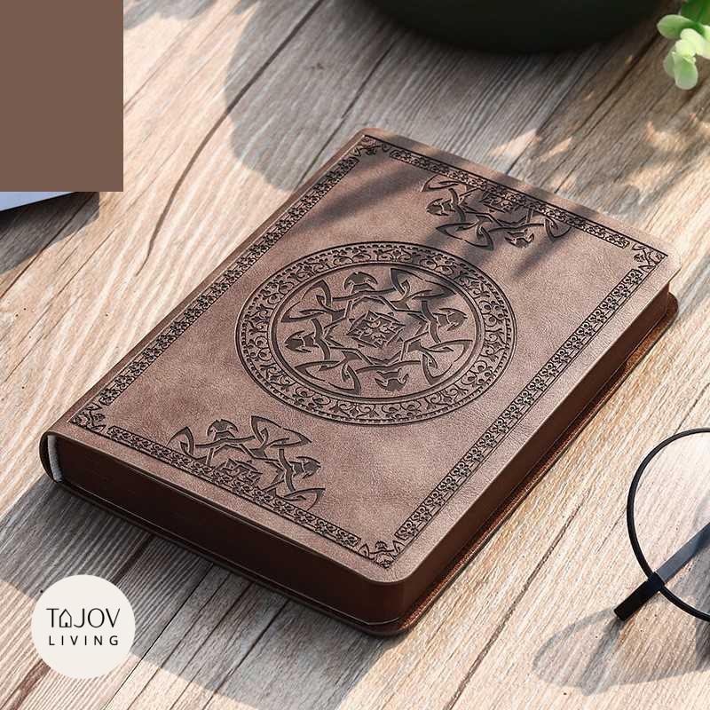 

Buku Catatan Jurnal Notebook Leather Cover Vintage Pattern - WH-1564