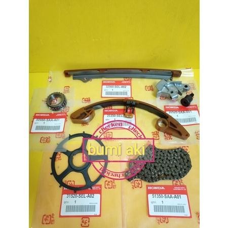 Rantai Set Atau Timing Chain Set Rantai Keteng Damper Original Honda Jazz Gd3 & City Gd8 Idsi Vtec 2