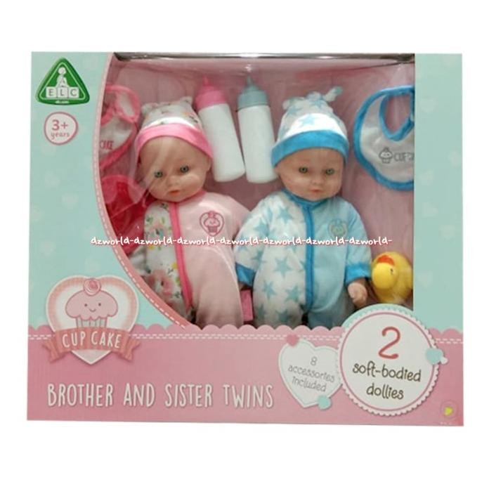 

ELC Brother And Sister Twin Dolls Boneka Kembar Dengan Bahan Lembut