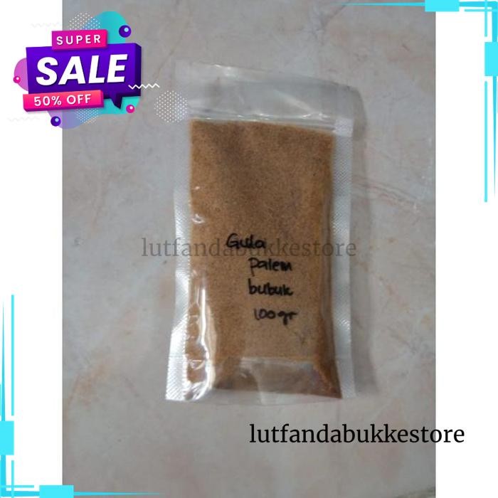 100 GR GULA MERAH BUBUK/BROWN SUGAR BEBAS ONGKIR 