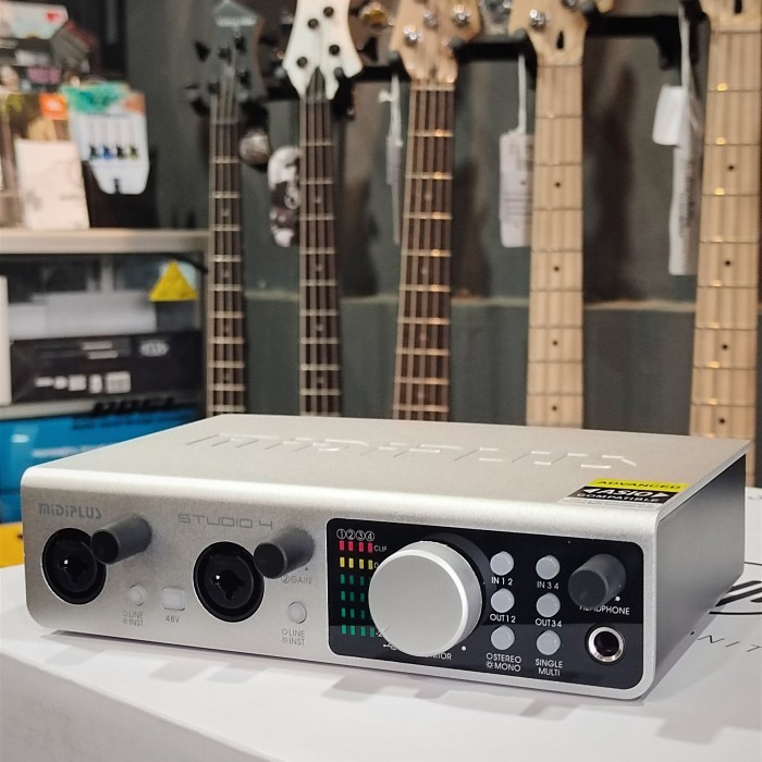 Midiplus Studio 4 Professional Soundcard Recording 4 Channel