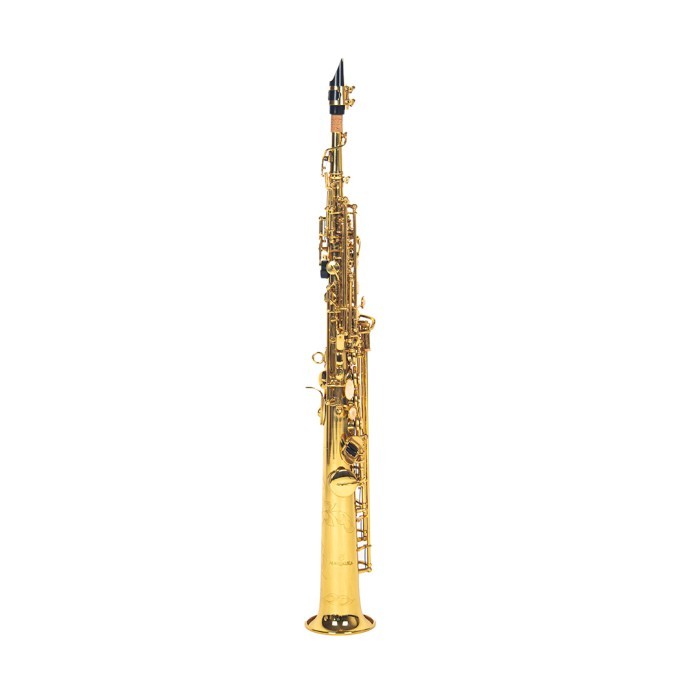 Soprano Saxophone Mandalika Gold Fullset Include Hardcase