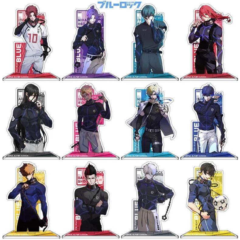 15cm blue lock model anime peripheral isagi chigiri bachira nagi karasu acrylic stand figure desk or
