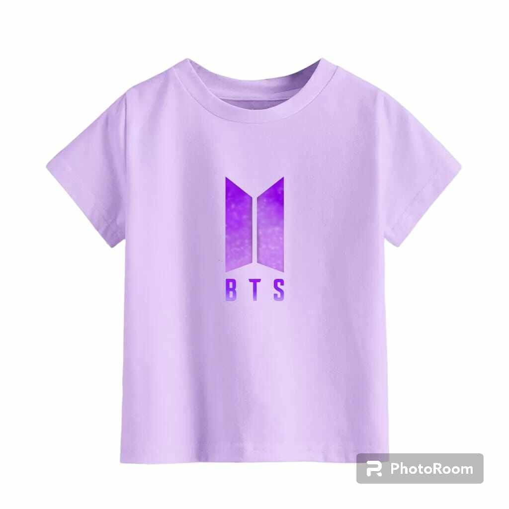 Kaos BTS Army Ungu Usia 2-10 Tahun |4F02NyFm|