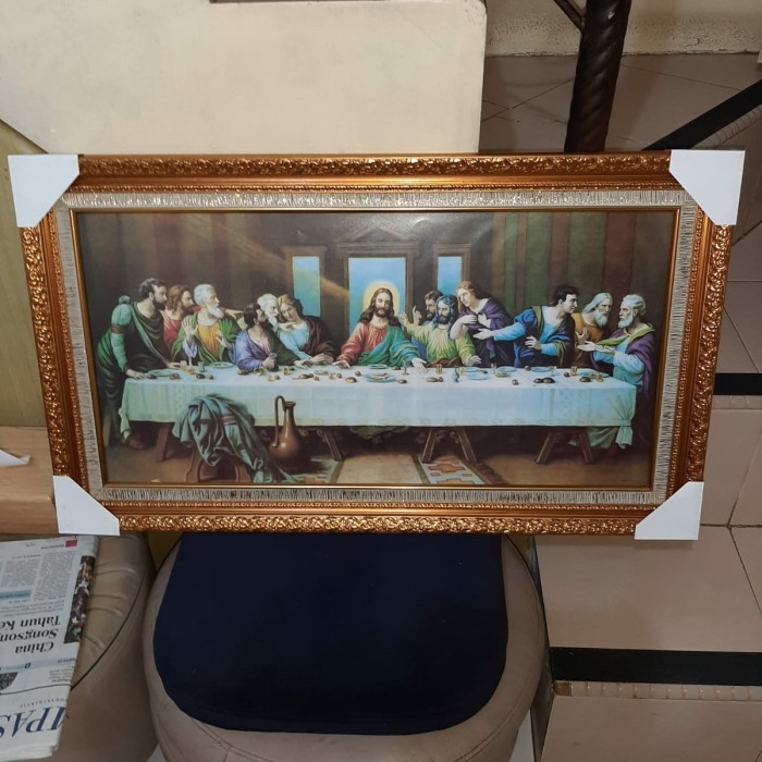 TERBARU Lukisan perjamuan kudus 3dimensi PROMO