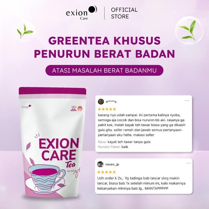 

Fresh Product Exioncare Slimming Tea - Teh Diet Pelangsing Isi 2 Pouch ( 50 gr )