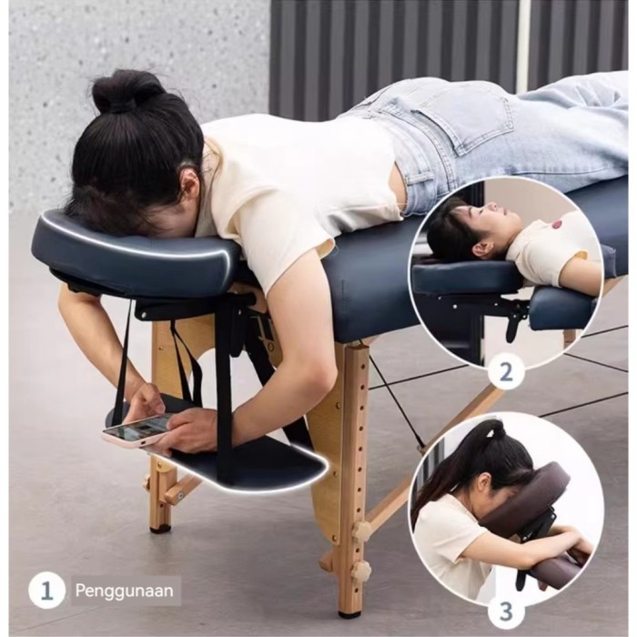 Folding Beauty Bed Meja Pijat Portable Untuk Spa Kasur Spa Therapy