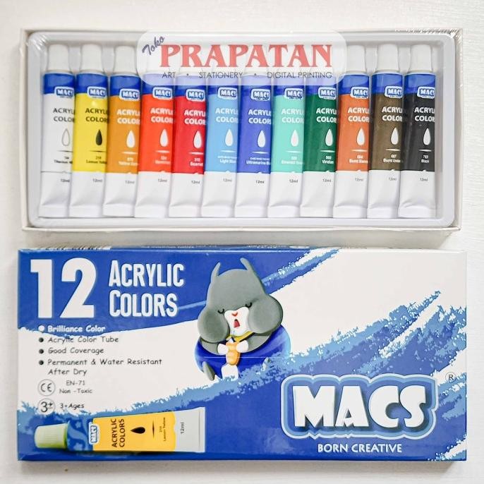 

Ready for You Cat Akrilik Set Macs 12x12ml | MACS Acrylic Set
