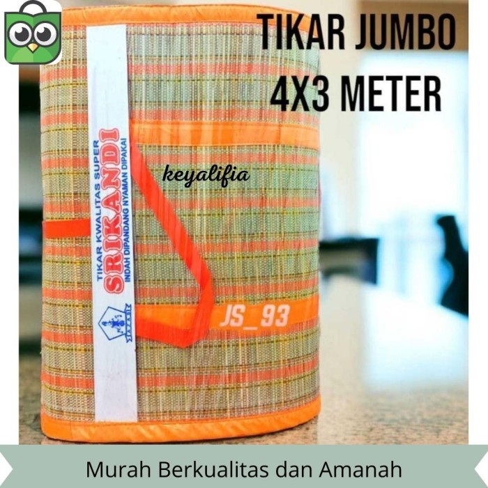 tikar mendong lipat jumbo 300x400