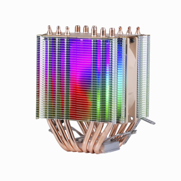 HARGA DISC - XUANFENG XF962 CPU / PC COOLER RGB 90MM SINGLE FAN - 6 Heat Pipes