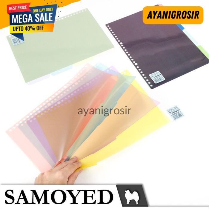 

BEST SELLER PEMBATAS / DIVIDER FOR BINDER NOTE / LOOSE LEAF B5 SAMOYED DVBN-56 BY AYANI GROSIR !!