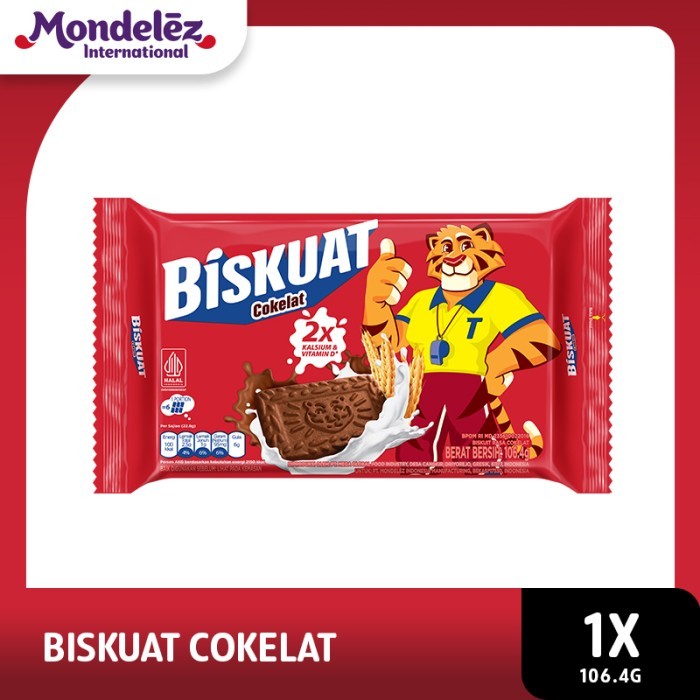 

TERJAMIN Biskuat Biskuit Cokelat 106.4g