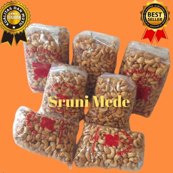 

STOK TERBATAS Kacang Mede panggang Oven 1 Kg