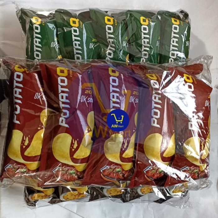 

MURAH POTATOQ CHIPS PER PAX ISI ( 10PCS X 22 GRAM ) POTATO-Q PER