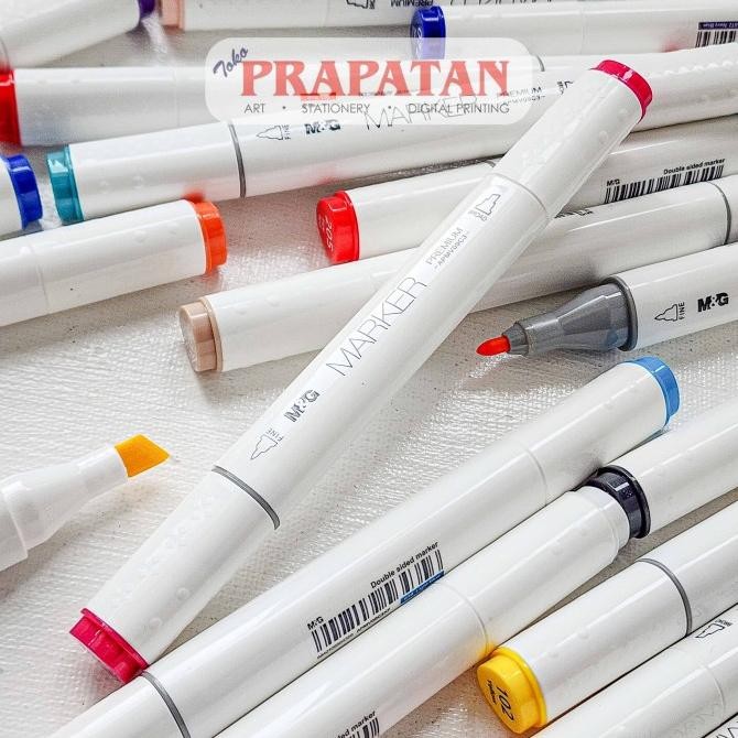 

Premium M&G Twin Tip Marker APMV09C3 | Spidol Warna