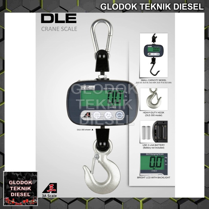 Timbangan Gantung Digital 75 Kg Dle 75
