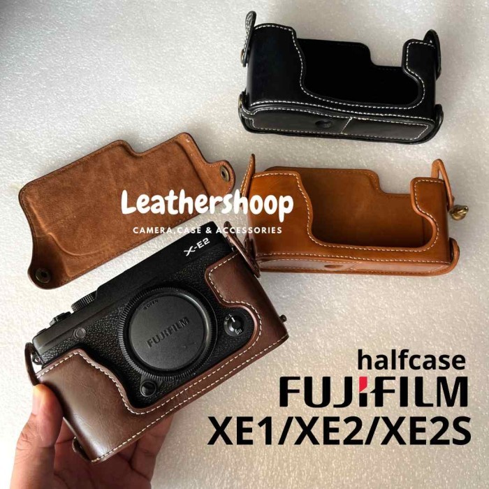 TERMURAH - Halfcase Leather Fujifilm XE1 XE2 XE2S Body Cover
