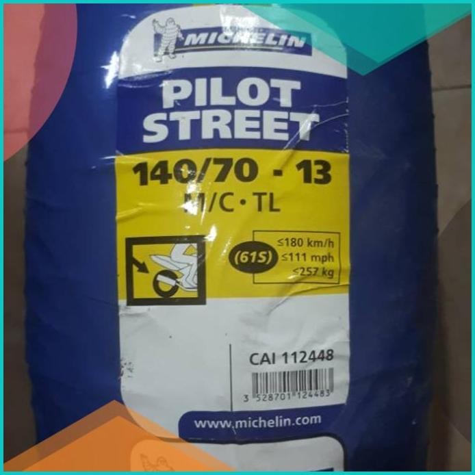 Ban Michelin pilot street 140/70-13 tubeless Michelin 140 70 13 11OKTZ