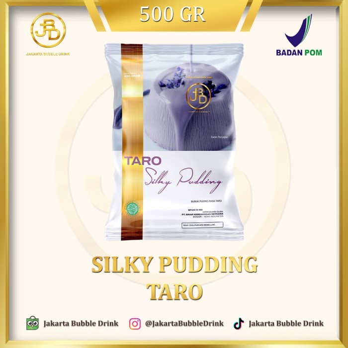 

Bubuk Silky Pudding Taro 500Gr Jakarta Bubble Drink