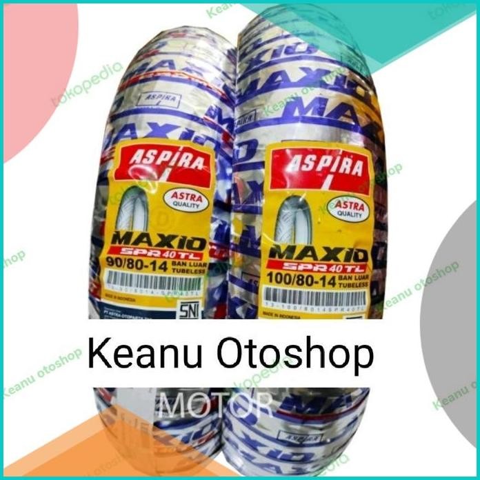 BAN MOTOR VARIO 150 NEW PAKET 1 SET DEPAN DAN BELAKANG TUBLES ORIGINAL