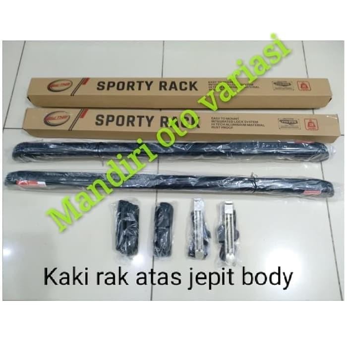 Kaki Rak Atas Cross Bar New Thai Jepit Body Mobil Calya