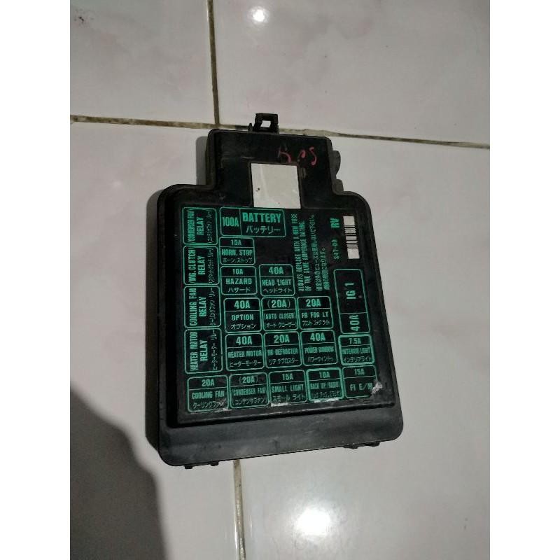 Tutup Fusebox Fuse Box Sekring Honda Crv Cr-V Gen 1 B20 B20B Rd1 Tahun 2000 2001 Original