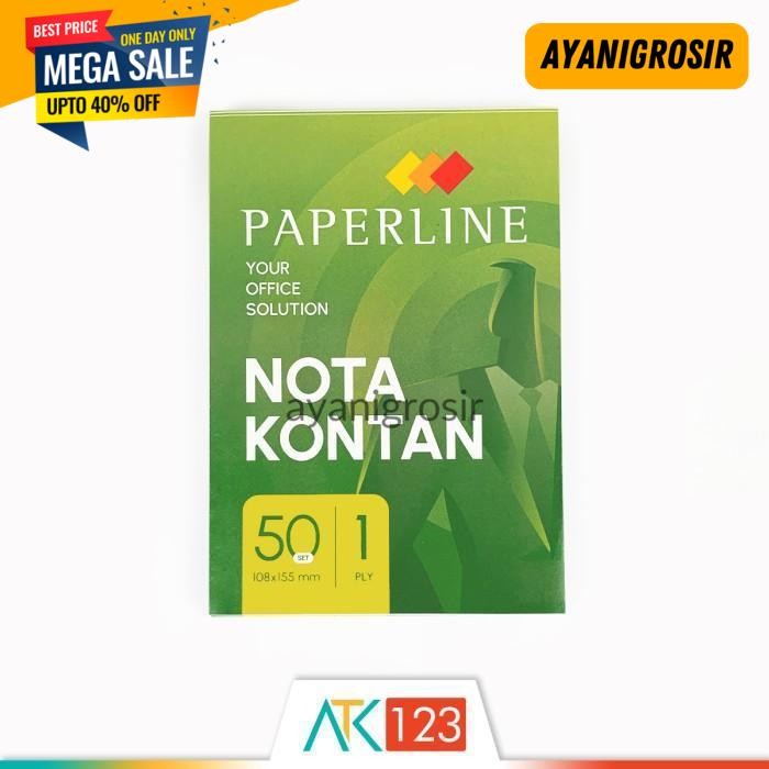 

TERBAIK NOTA KONTAN PAPERLINE KECIL 1 PLY (NK K1) BY AYANI GROSIR !!