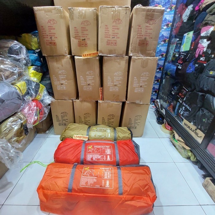 tendaki moluccas 6 pro tenda camping keluarga family dome 6p orang go