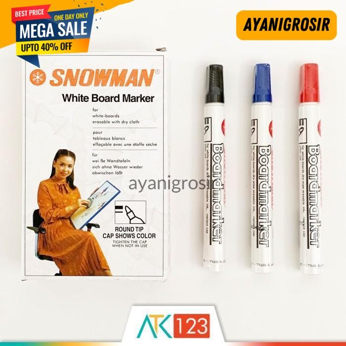 

TERLARIS SPIDOL WHITE BOARD SNOWMAN BG-12 BY AYANI GROSIR !!