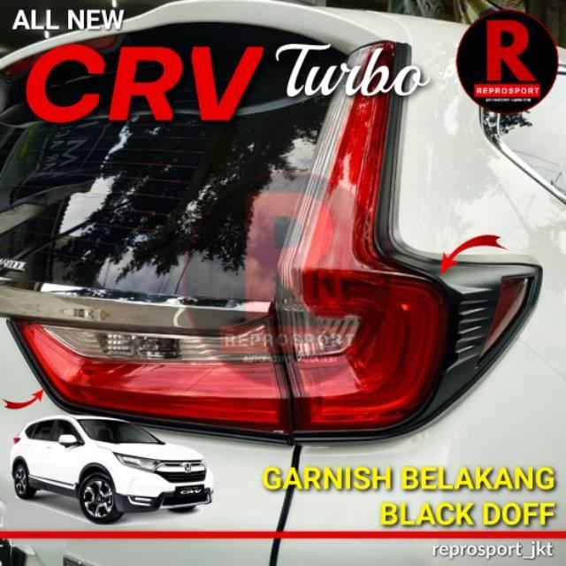 Crv Turbo Garnish Belakang Black Doff