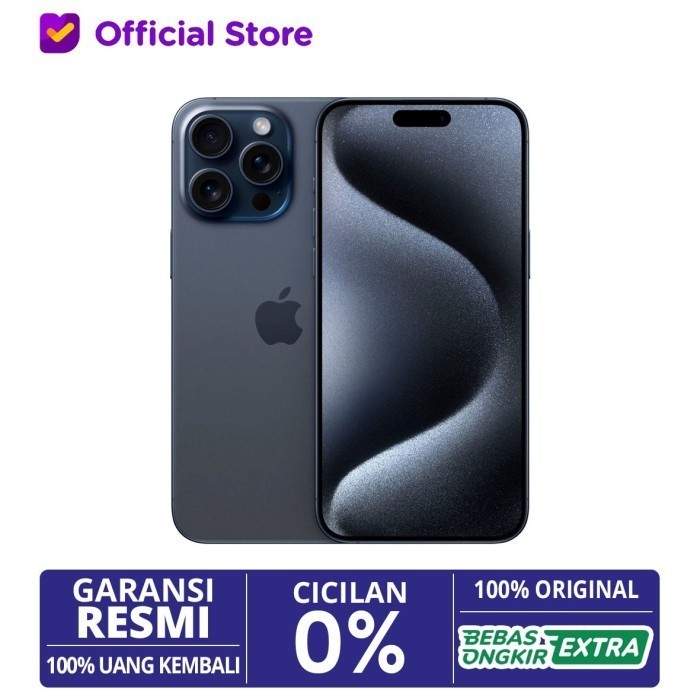 Apple iPhone 15 Pro Max 1TB 512GB 256GB Garansi Resmi iBox