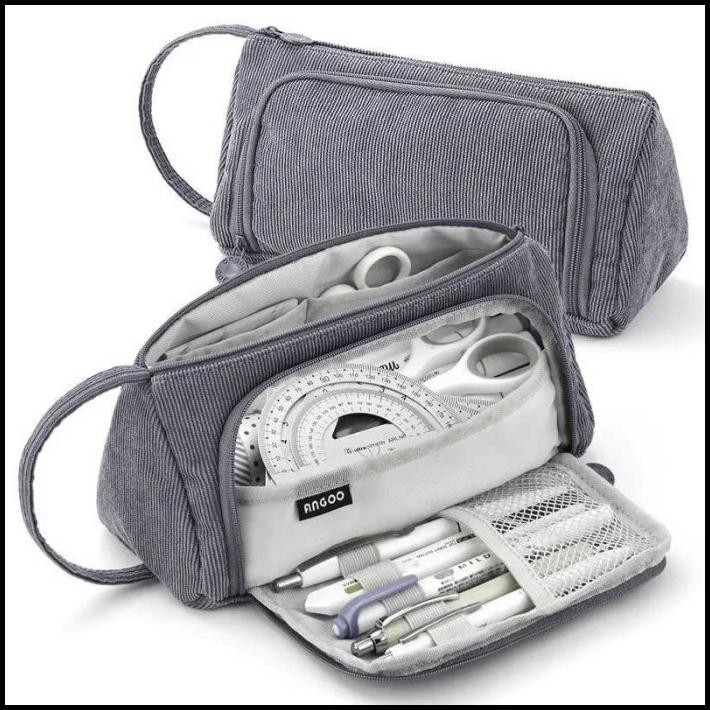 

Tas Tempat Pensil Kotak Alat Tulis Portable Case Pouch Stationery