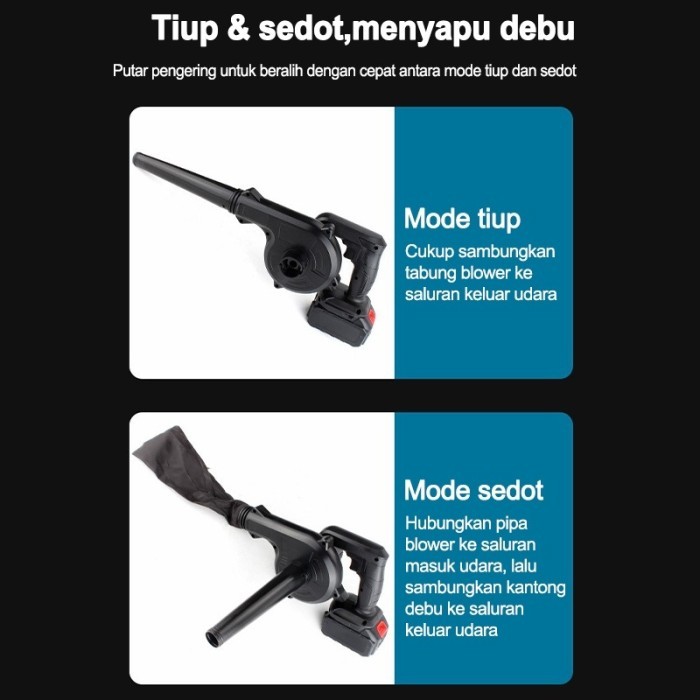 Ready Gas 21V Blower Mesin Blower Tangan Baterai Cordless/Mesin Blower Tangan Baterai Cordless