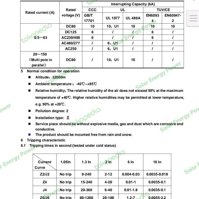 MCB DC Nader 80VDC 63A [terbaik]