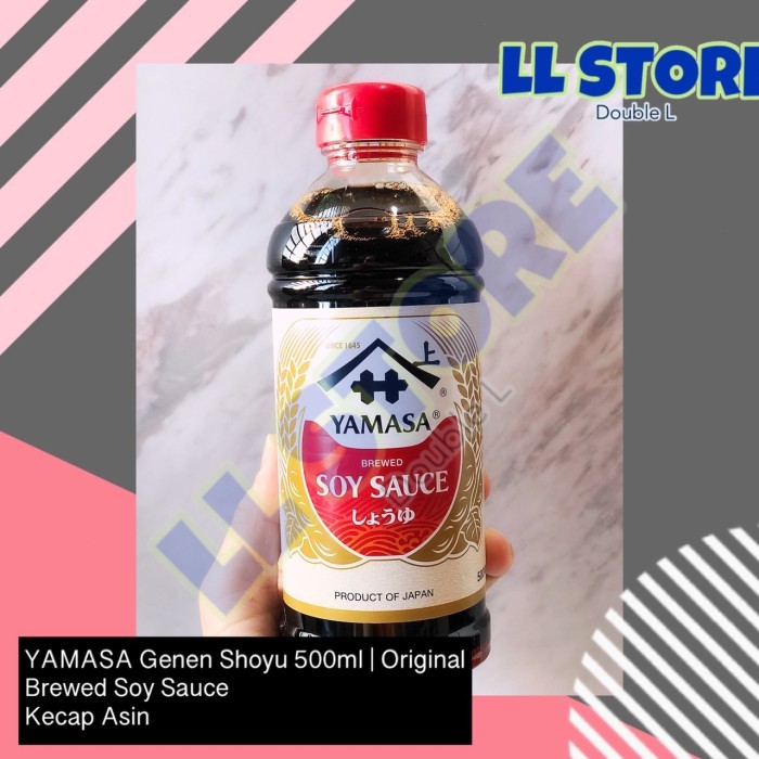 

Yamasa Genen Shoyu Soy Sauce 500Ml Less Kecap Asin Jepang