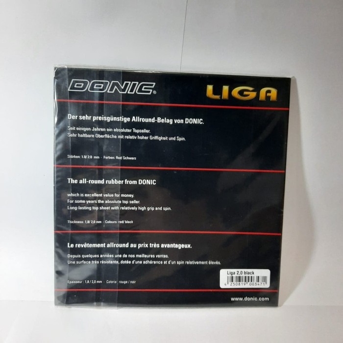 Donic Liga / Rubber Karet Bet Pingpong Tenis Meja